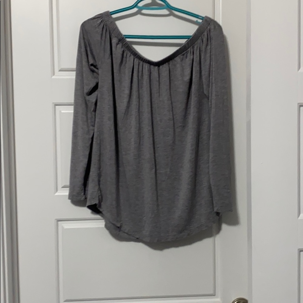 Off the shoulder shirt